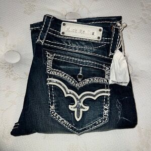 Rock Revival May Boot Jean-Medium-Dark Wash